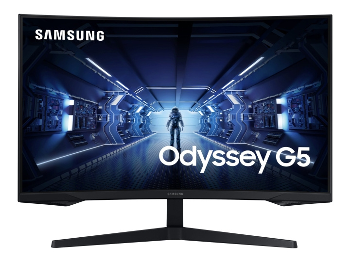 Samsung Odyssey G5 C27G55TQBU 27 2560 x 1440 (2K) HDMI DisplayPort 144Hz i gruppen DATORER & KRINGUTRUSTNING / Datorskärmar & Tillbehör / Datorskärmar hos TP E-commerce Nordic AB (C63544)