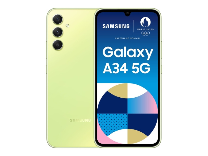 Samsung Galaxy A34 5G 128GB Lime i gruppen SMARTPHONE & SURFPLATTOR / Mobiltelefoner & smartphones hos TP E-commerce Nordic AB (C63563)