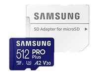 Samsung Pro MB-MD512SA microSDXC 512GB 180MB/s i gruppen HEMELEKTRONIK / Lagringsmedia / Minneskort / SD/SDHC/SDXC hos TP E-commerce Nordic AB (C63579)