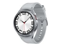Samsung Galaxy Watch6 Classic 47 mm Silver Smart klocka i gruppen SPORT, FRITID & HOBBY / Smartwatch & Aktivitetsarmband hos TP E-commerce Nordic AB (C63598)