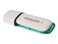 Philips FM08FD70B Snow edition 2.0 8GB USB 2.0 Vit i gruppen HEMELEKTRONIK / Lagringsmedia / USB-minnen / USB 2.0 hos TP E-commerce Nordic AB (C63653)