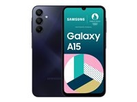 Samsung Galaxy A15 6.5 128GB Blå Svart i gruppen SMARTPHONE & SURFPLATTOR / Mobiltelefoner & smartphones hos TP E-commerce Nordic AB (C63757)