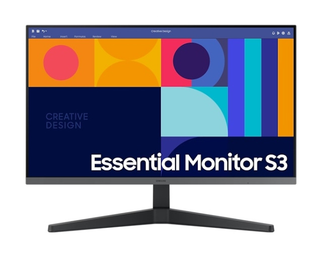 Samsung Essential Monitor S3 LS27C330GAU 27 1920 x 1080 HDMI DisplayPort 100Hz i gruppen DATORER & KRINGUTRUSTNING / Datorskärmar & Tillbehör / Datorskärmar hos TP E-commerce Nordic AB (C63761)