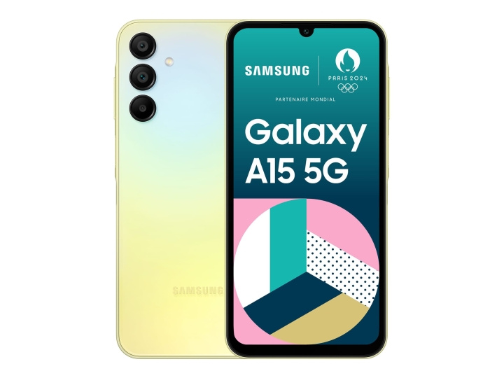 Samsung Galaxy A15 5G 6.5 128GB Gul i gruppen SMARTPHONE & SURFPLATTOR / Mobiltelefoner & smartphones hos TP E-commerce Nordic AB (C63833)