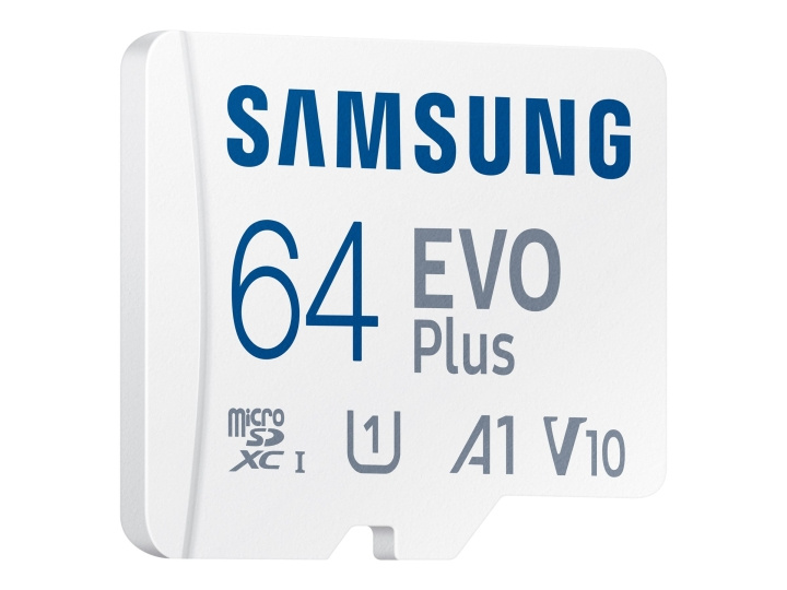 Samsung EVO MB-MC64KA microSDXC 64GB 130MB/s i gruppen HEMELEKTRONIK / Lagringsmedia / Minneskort / SD/SDHC/SDXC hos TP E-commerce Nordic AB (C63839)