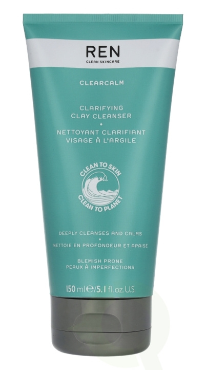 REN Clearcalm 3 Clarifying Clay Cleanser 150 ml i gruppen SKÖNHET & HÄLSA / Hudvård / Ansiktsvård hos TP E-commerce Nordic AB (C63893)