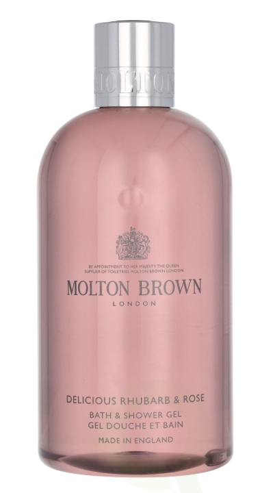 Molton Brown M.Brown Delicious Rhubarb & Rose Bath & Shower Gel 300 ml i gruppen SKÖNHET & HÄLSA / Hudvård / Kroppsvård / Bad & Duschcreme hos TP E-commerce Nordic AB (C63894)