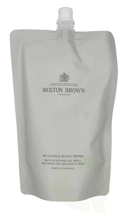Molton Brown M.Brown Re-Charge Black Pepper Bath & Shower Gel - Refill 400 ml i gruppen SKÖNHET & HÄLSA / Hudvård / Kroppsvård / Bad & Duschcreme hos TP E-commerce Nordic AB (C63986)
