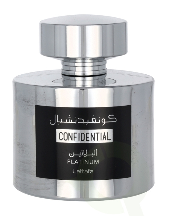 Lattafa Confidential Platinum Edp Spray 100 ml i gruppen SKÖNHET & HÄLSA / Doft & Parfym / Parfym / Unisex hos TP E-commerce Nordic AB (C64109)