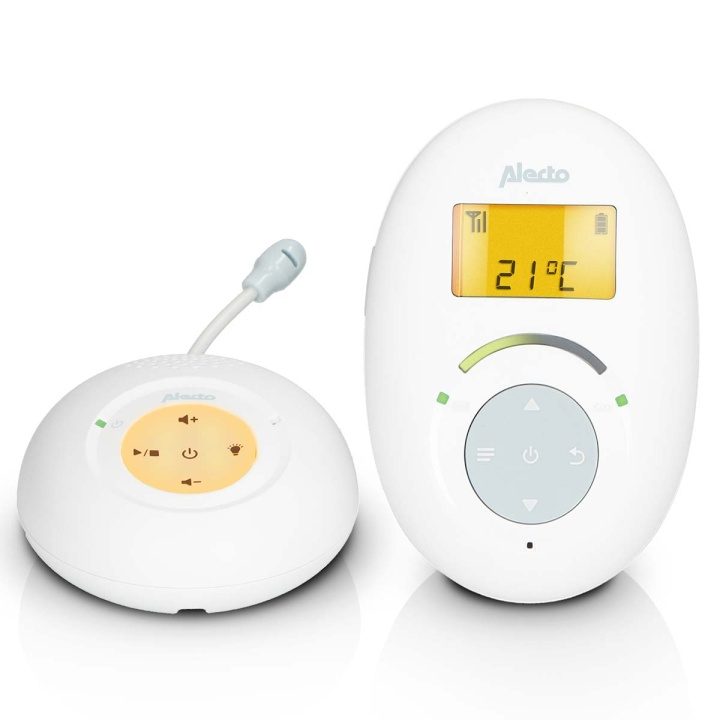 Alecto DBX120 Full Eco DECT babyvakt vit/blå i gruppen LEKSAKER, BARN- & BABYPRODUKTER / Barnsäkerhet / Babyvakt hos TP E-commerce Nordic AB (C64471)