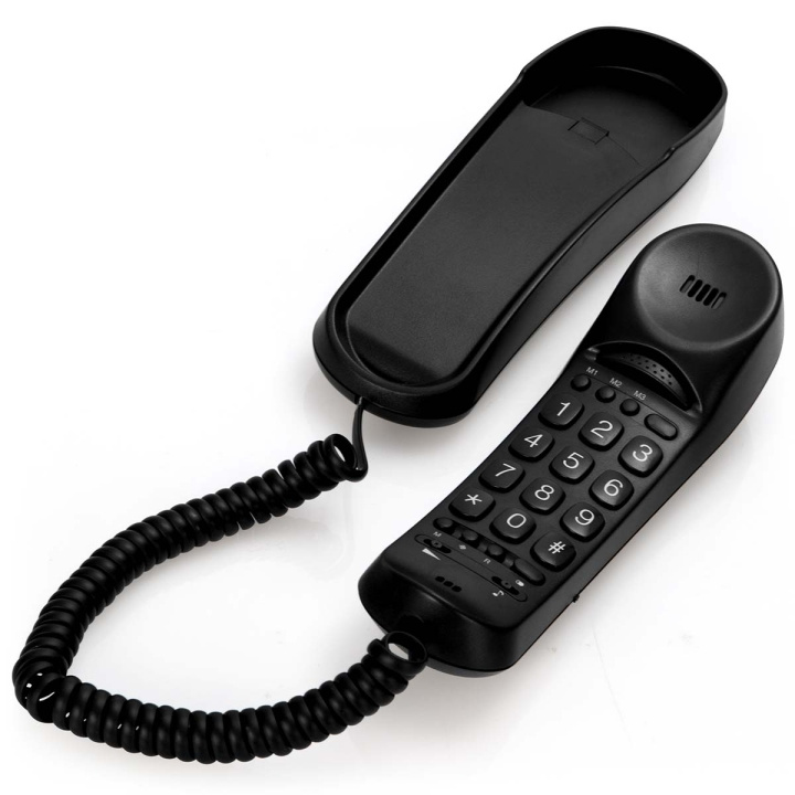 Fysic FX-2800 Trådbunden telefon med ljudförstärkning svart i gruppen HEMELEKTRONIK / Ljud & Bild / Fast telefoni / Bordstelefoner hos TP E-commerce Nordic AB (C64478)