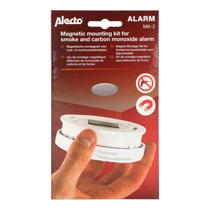 Alecto MK-2 Magnetisk monteringssats för rökdetektorer och kolmonoxidlarm i gruppen HEM, HUSHÅLL & TRÄDGÅRD / Larm & Säkerhet / Övrigt hos TP E-commerce Nordic AB (C64483)