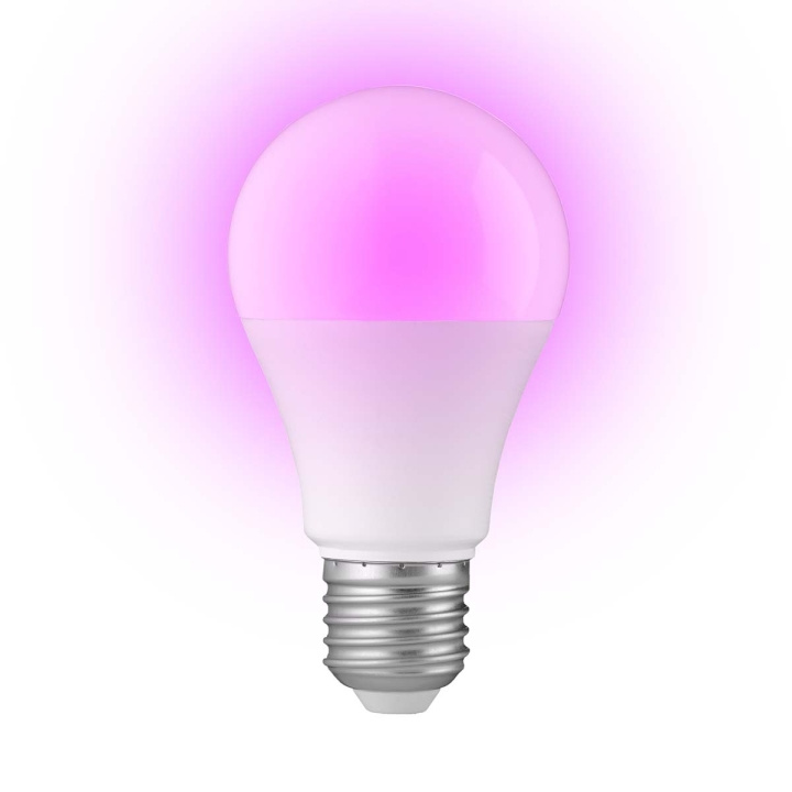 Alecto SMARTBULB10 Smart LED-färglampa med Wi-Fi E27 9W i gruppen HEM, HUSHÅLL & TRÄDGÅRD / Smarta hem / Smart belysning hos TP E-commerce Nordic AB (C64506)