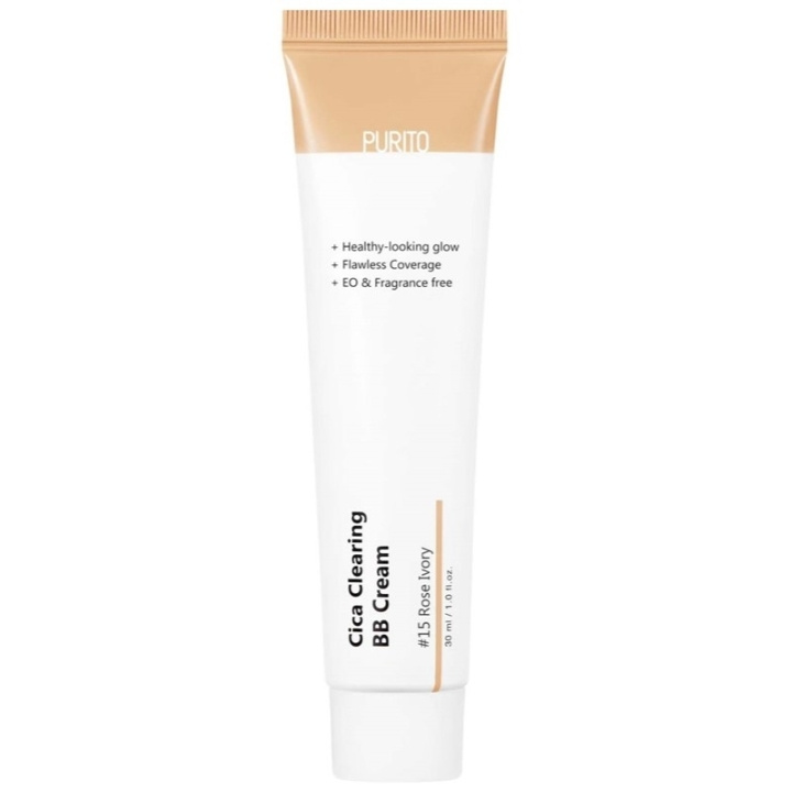 Purito Cica Clearing BB Cream #15 Rose Ivory 30ml i gruppen SKÖNHET & HÄLSA / Makeup / Basmakeup / CC/BB Cream hos TP E-commerce Nordic AB (C64592)