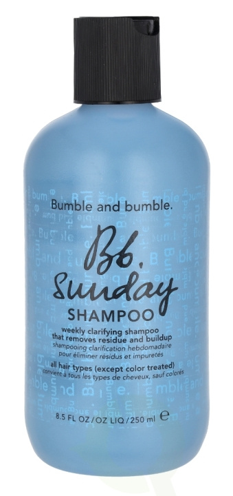 Bumble and Bumble Bumble & Bumble Sunday Shampoo 250 ml All hair types (except color treated) i gruppen SKÖNHET & HÄLSA / Hår & Styling / Hårvårdsprodukter / Schampo hos TP E-commerce Nordic AB (C64614)