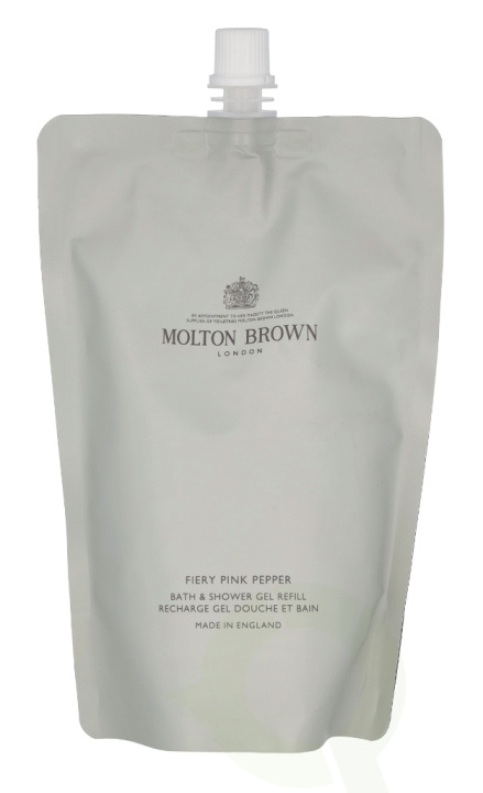 Molton Brown M.Brown Fiery Pink Pepper Bath & Shower Gel Refill 400 ml i gruppen SKÖNHET & HÄLSA / Hudvård / Kroppsvård / Bad & Duschcreme hos TP E-commerce Nordic AB (C64653)