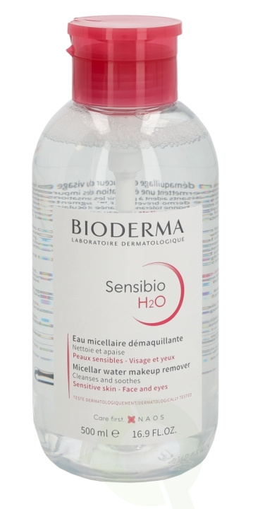Bioderma Sensibio H2O Make-Up Removing Miceller Solution 500 ml With Pump i gruppen SKÖNHET & HÄLSA / Hudvård / Ansiktsvård / Rengöring hos TP E-commerce Nordic AB (C64679)