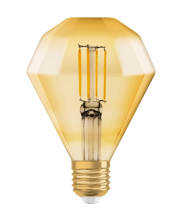 LEDVANCE LED 1906 Vintage diamond 40W/825 filament gold E27 i gruppen HEMELEKTRONIK / Belysning / LED-lampor hos TP E-commerce Nordic AB (C64717)