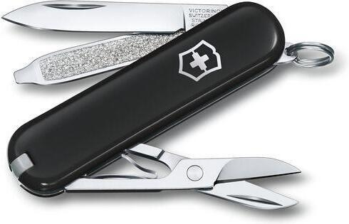 Victorinox Classic SD Dark Illusion multifunktionsverktyg, svart i gruppen SPORT, FRITID & HOBBY / Friluftsliv / Multiverktyg hos TP E-commerce Nordic AB (C64836)