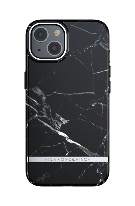 Richmond & Finch iPhone 13 Freedom Case, Black Marble i gruppen SMARTPHONE & SURFPLATTOR / Mobilskydd / Apple / iPhone 13 / Skal hos TP E-commerce Nordic AB (C64910)