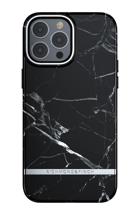 Richmond & Finch iPhone 13 Pro Max Freedom Case, Black Marble i gruppen SMARTPHONE & SURFPLATTOR / Mobilskydd / Apple / iPhone 13 Pro Max / Skal hos TP E-commerce Nordic AB (C64912)