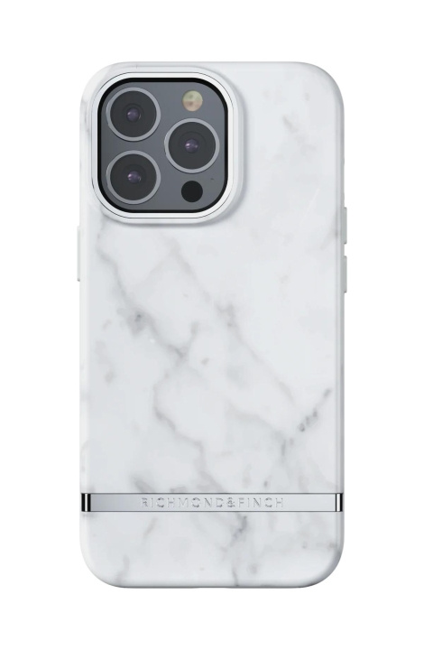 Richmond & Finch iPhone 13 Pro Freedom Case, White Marble i gruppen SMARTPHONE & SURFPLATTOR / Mobilskydd / Apple / iPhone 13 Pro / Skal hos TP E-commerce Nordic AB (C64913)