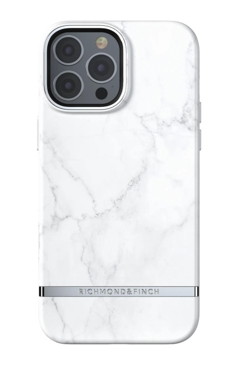 Richmond & Finch iPhone 13 Pro Max Freedom Case, White Marble i gruppen SMARTPHONE & SURFPLATTOR / Mobilskydd / Apple / iPhone 13 Pro Max / Skal hos TP E-commerce Nordic AB (C64914)