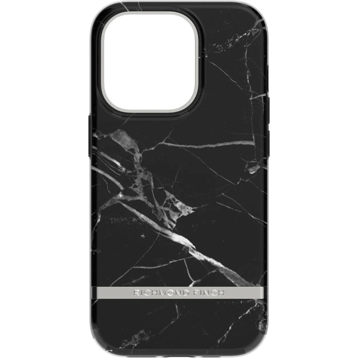 Richmond & Finch iPhone 14 Pro case, Black Marble i gruppen SMARTPHONE & SURFPLATTOR / Mobilskydd / Apple / iPhone 14 hos TP E-commerce Nordic AB (C64957)