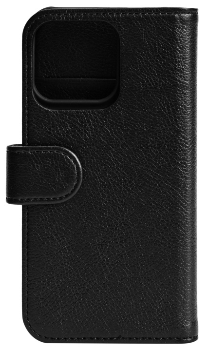 Essentials iPhone 13 Pro Max PU-plånbok, löstagbar, 3 kort, svart i gruppen SMARTPHONE & SURFPLATTOR / Mobilskydd / Apple / iPhone 13 Pro hos TP E-commerce Nordic AB (C65005)