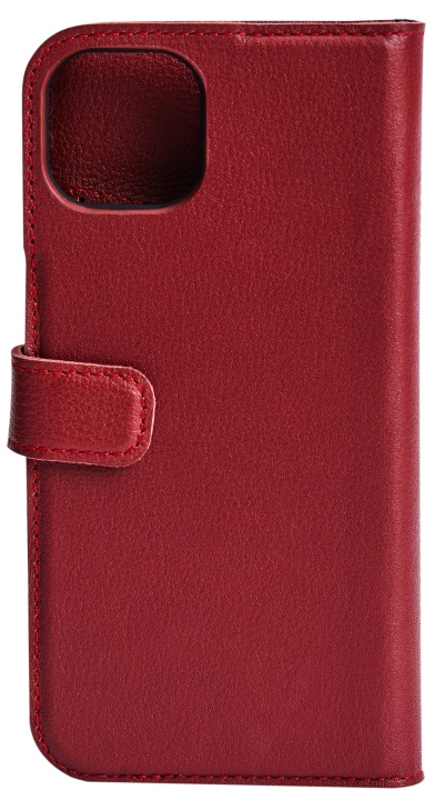 Essentials iPhone 13 leather wallet, detachable, Röd i gruppen SMARTPHONE & SURFPLATTOR / Mobilskydd / Apple / iPhone 13 hos TP E-commerce Nordic AB (C65010)