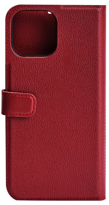 Essentials iPhone 13 Pro Max läderplånbok, avtagbar, Röd i gruppen SMARTPHONE & SURFPLATTOR / Mobilskydd / Apple / iPhone 13 Pro Max hos TP E-commerce Nordic AB (C65015)