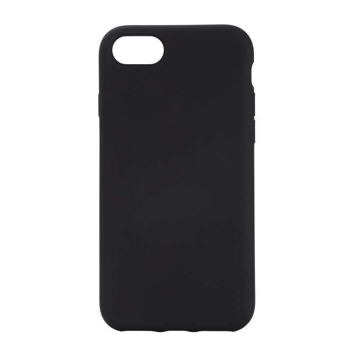 Essentials iPhone 6/7/8/SE (2020/2022) Silikon bakstycke, Svart i gruppen SMARTPHONE & SURFPLATTOR / Mobilskydd / Apple / iPhone SE (2nd gen & 3rd gen) / Skal hos TP E-commerce Nordic AB (C65046)