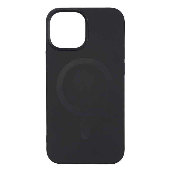 Essentials iPhone 13 mini Silicone Mag back cover, Svart i gruppen SMARTPHONE & SURFPLATTOR / Mobilskydd / Apple / iPhone 13 Mini / Skal hos TP E-commerce Nordic AB (C65051)