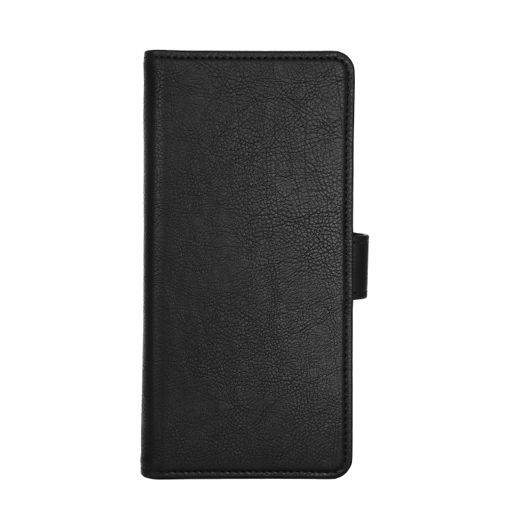 Essentials Redmi Note 12 PU-plånbok, avtagbar, svart i gruppen SMARTPHONE & SURFPLATTOR / Mobilskydd / Xiaomi hos TP E-commerce Nordic AB (C65067)