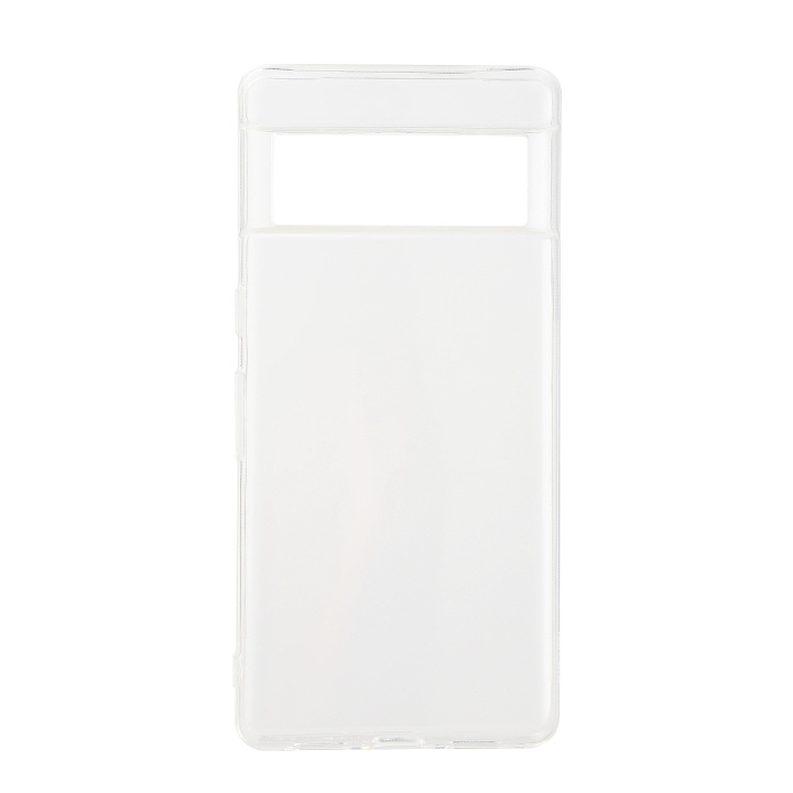 Essentials Google Pixel 7a TPU back cover, transparent i gruppen SMARTPHONE & SURFPLATTOR / Mobilskydd / Google hos TP E-commerce Nordic AB (C65075)
