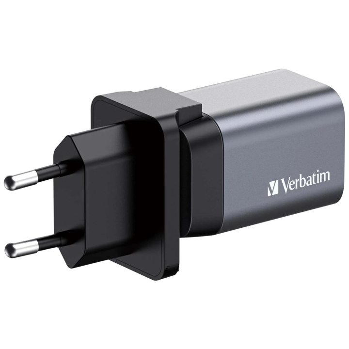 Verbatim GNC-35 GaN Charger 35W with 1 x USB-C® PD 35W i gruppen DATORER & KRINGUTRUSTNING / Bärbara datorer & tillbehör / Datorladdare / Laddare till laptop / Universal hos TP E-commerce Nordic AB (C65083)