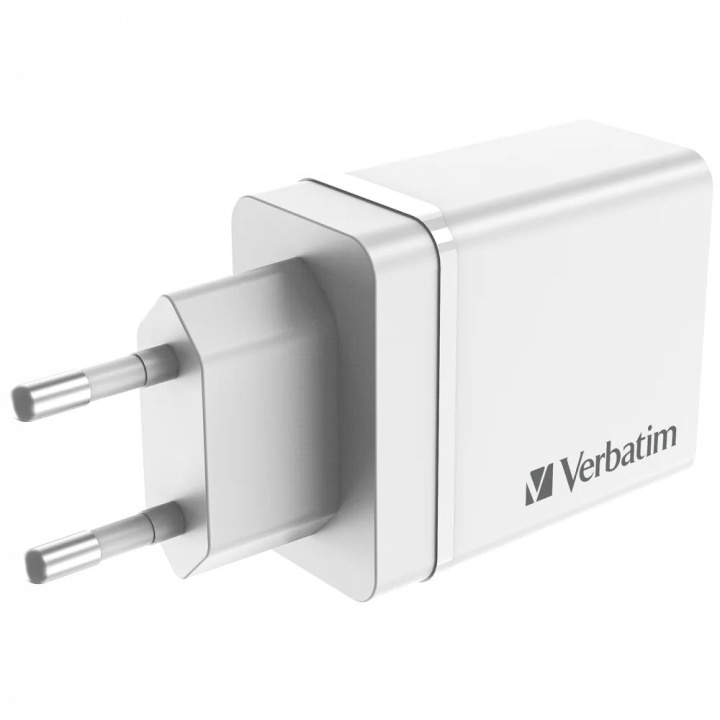 Verbatim CHR-30EU2 USB-laddare 30W med 1 x USB-C® PD 20W i gruppen SMARTPHONE & SURFPLATTOR / Laddare & Kablar / Väggladdare / Väggladdare Typ C hos TP E-commerce Nordic AB (C65088)