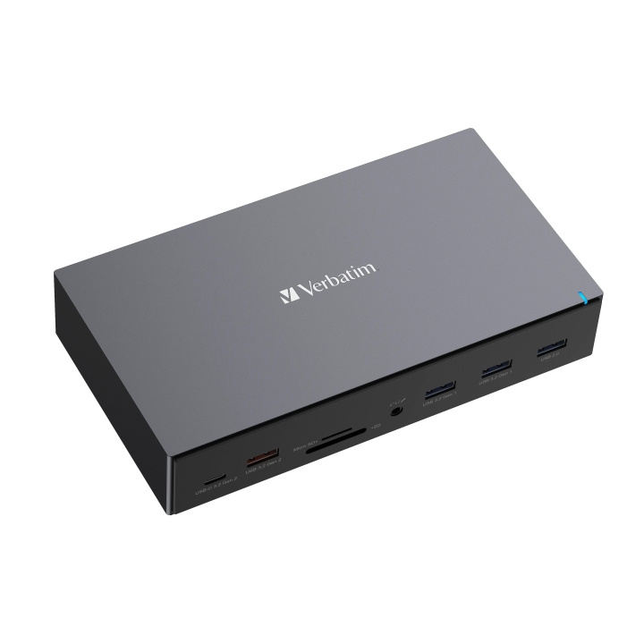 Verbatim USB-C Pro Docking Station 17 Port CDS-17 i gruppen DATORER & KRINGUTRUSTNING / Bärbara datorer & tillbehör / Dockningsstation hos TP E-commerce Nordic AB (C65092)