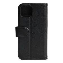 Essentials iPhone 13 PU-plånbok, 3 kort, svart i gruppen SMARTPHONE & SURFPLATTOR / Mobilskydd / Apple / iPhone 13 hos TP E-commerce Nordic AB (C65134)