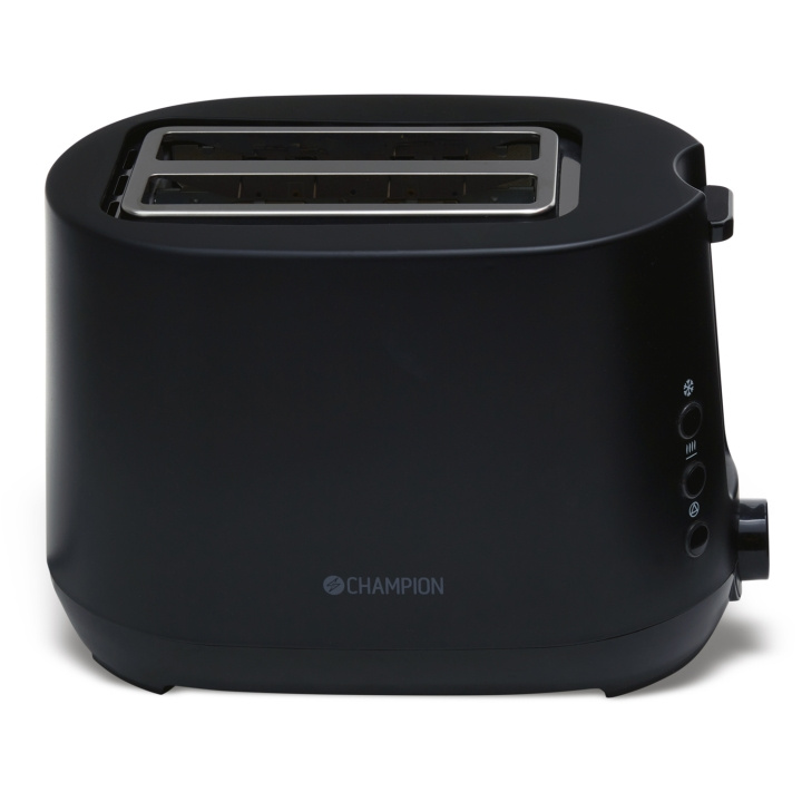 Champion Brödrost 2 skivor 750W BR300 Mattsvart i gruppen HEM, HUSHÅLL & TRÄDGÅRD / Hushållsmaskiner / Brödrostar & Bordsgrillar / Brödrostar hos TP E-commerce Nordic AB (C65335)