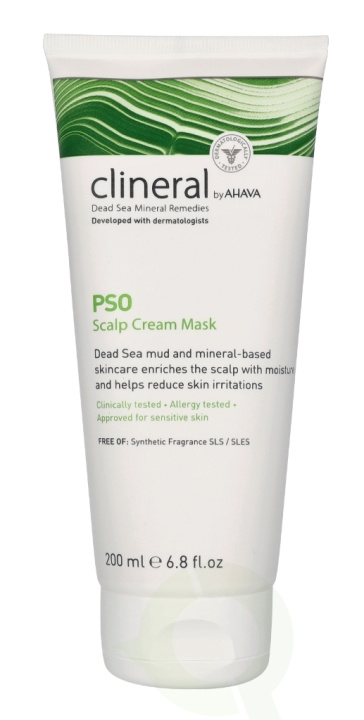 Ahava Clineral PSO Scalp Cream Mask 200 ml i gruppen SKÖNHET & HÄLSA / Hår & Styling / Hårvårdsprodukter / Hårinpackning hos TP E-commerce Nordic AB (C65443)
