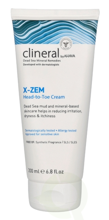 Ahava Clineral X-Zem Head-to-Toe Cream 200 ml i gruppen SKÖNHET & HÄLSA / Hudvård / Kroppsvård / Body lotion hos TP E-commerce Nordic AB (C65445)