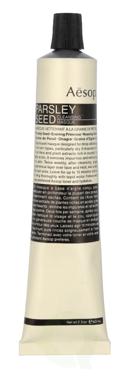 AESOP Parsley Seed Cleansing Masque 60 ml i gruppen SKÖNHET & HÄLSA / Hudvård / Ansiktsvård / Masker hos TP E-commerce Nordic AB (C65509)