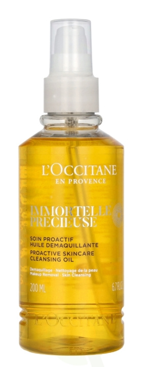 L\'Occitane Immortelle Precious Cleansing Oil 200 ml i gruppen SKÖNHET & HÄLSA / Hudvård / Ansiktsvård / Rengöring hos TP E-commerce Nordic AB (C65570)