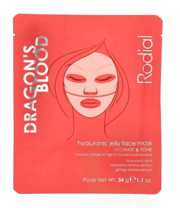 Rodial Dragon\'s Blood Hyaluronic Mask 34 g i gruppen SKÖNHET & HÄLSA / Hudvård / Ansiktsvård / Masker hos TP E-commerce Nordic AB (C65573)