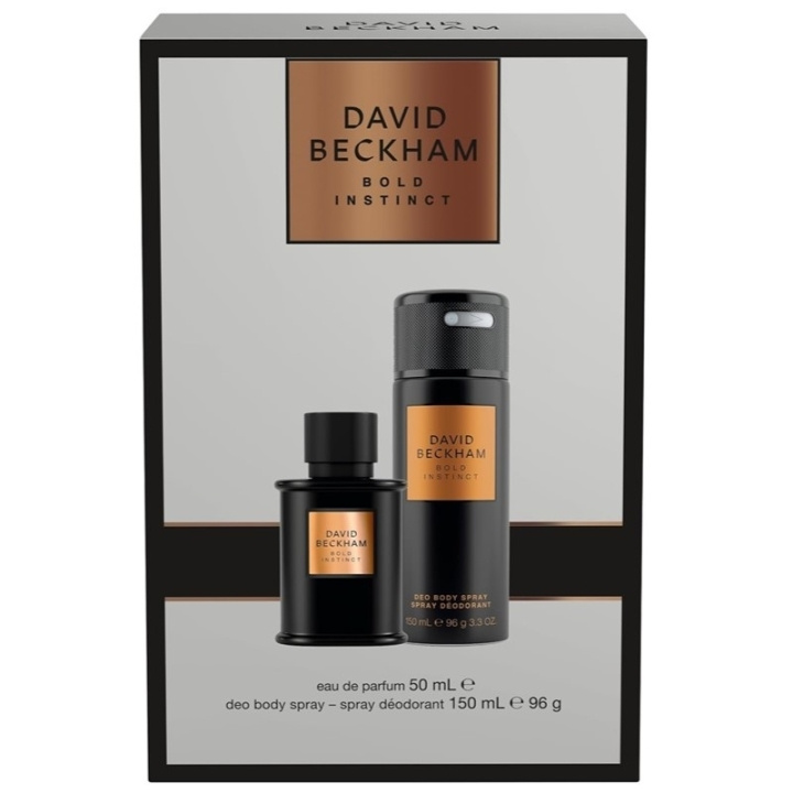 David Beckham Giftset David Beckham Bold Instinct Edp 50ml + Deo Spray 150ml i gruppen SKÖNHET & HÄLSA / Presentkit / Presentkit För Honom hos TP E-commerce Nordic AB (C65704)