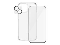 PanzerGlass skärm/linser/bakstycksskydd svart transparent Apple iPhone 15 i gruppen SMARTPHONE & SURFPLATTOR / Mobilskydd / Apple / iPhone 15 hos TP E-commerce Nordic AB (C65908)