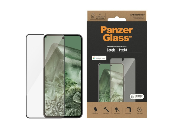 PanzerGlass Google Pixel 8 i gruppen SMARTPHONE & SURFPLATTOR / Mobilskydd / Google hos TP E-commerce Nordic AB (C65912)