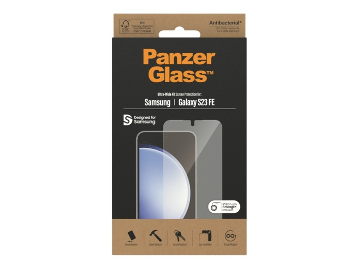 PanzerGlass Klar Samsung Galaxy S23 FE i gruppen SMARTPHONE & SURFPLATTOR / Mobilskydd / Samsung hos TP E-commerce Nordic AB (C65914)
