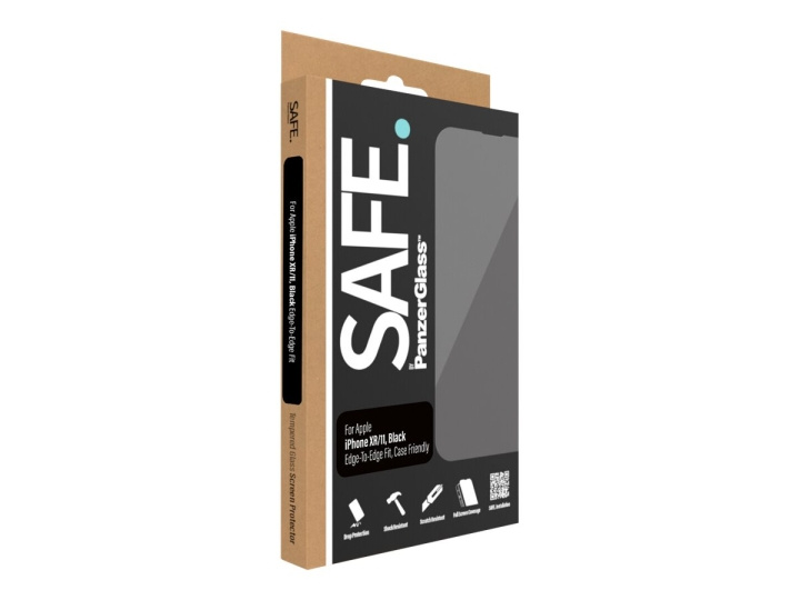 PanzerGlass SAFE. by PanzerGlass Skärmskydd Svart Transparent Apple iPhone 11, XR i gruppen SMARTPHONE & SURFPLATTOR / Mobilskydd / Apple / iPhone 11 / Skärmskydd hos TP E-commerce Nordic AB (C65917)